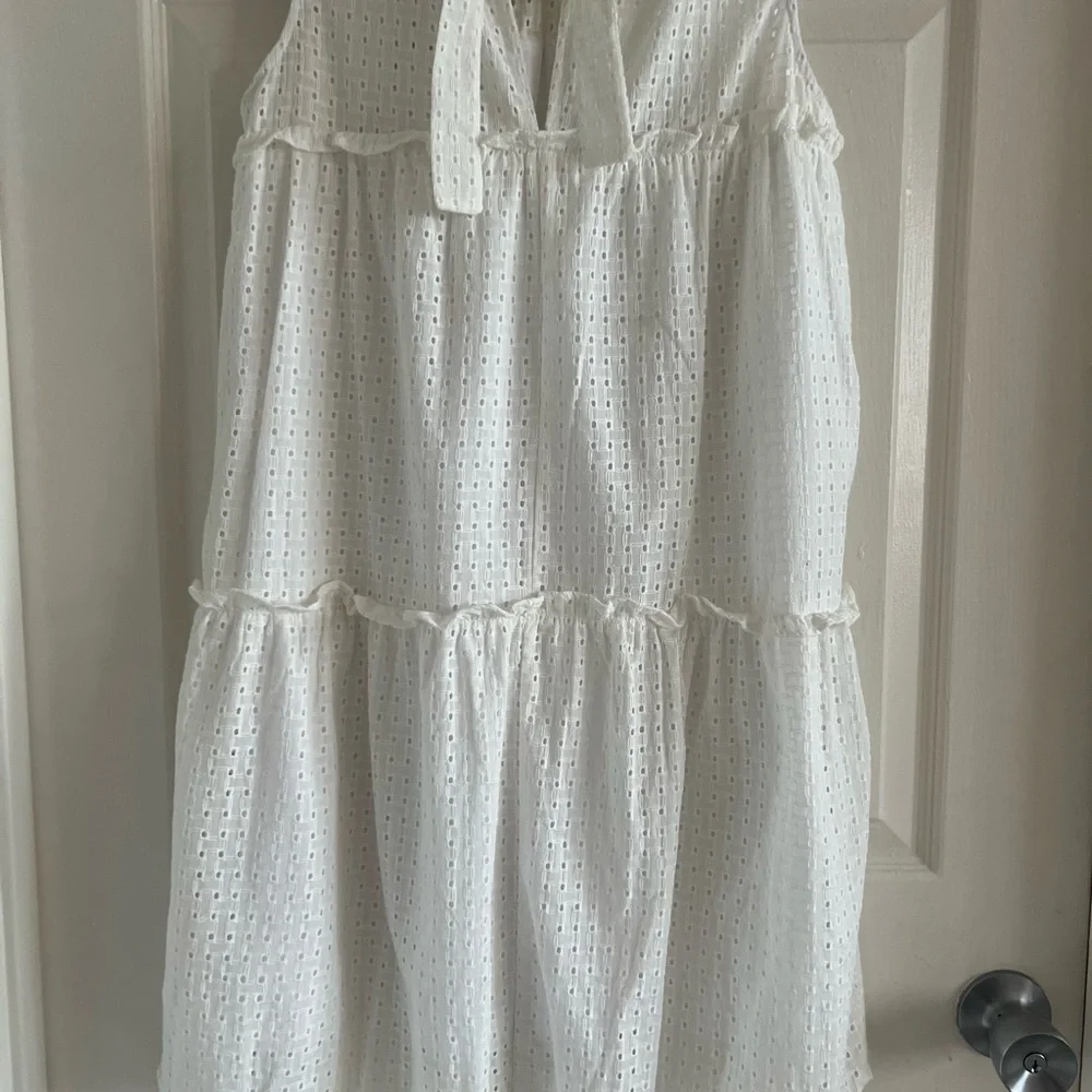 Sunday in Brooklyn white eyelet mini dress. Anthropologie. NWOT. Size XS.